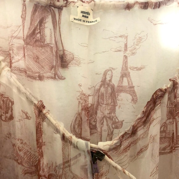 HERMÈS • MADE IN FRANCE 🇫🇷 100% SILK! *Vintage* - Picture 2 of 13